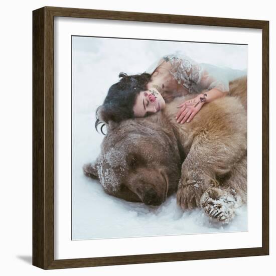 Winter Dreaming-Olga Barantseva-Framed Photographic Print