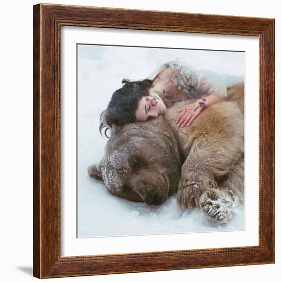 Winter Dreaming-Olga Barantseva-Framed Photographic Print