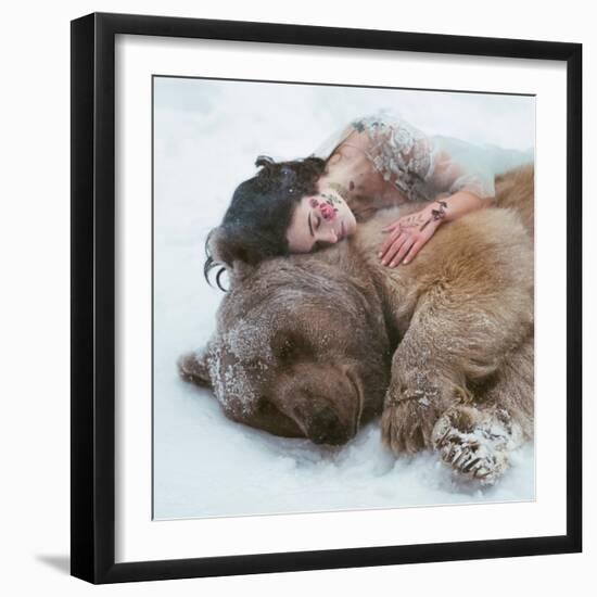 Winter Dreaming-Olga Barantseva-Framed Photographic Print