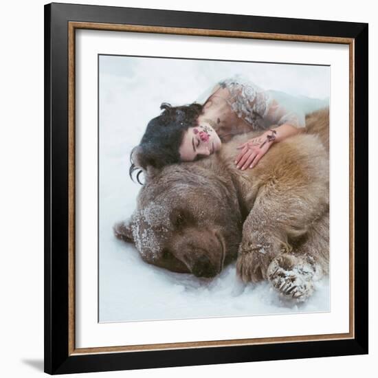 Winter Dreaming-Olga Barantseva-Framed Photographic Print