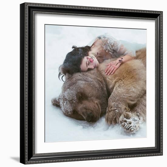 Winter Dreaming-Olga Barantseva-Framed Photographic Print