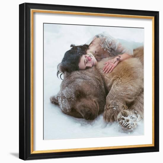 Winter Dreaming-Olga Barantseva-Framed Photographic Print