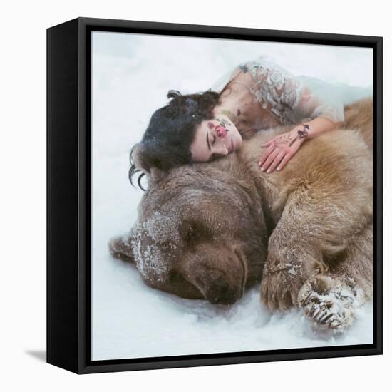 Winter Dreaming-Olga Barantseva-Framed Premier Image Canvas