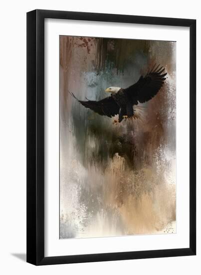 Winter Eagle 1-Jai Johnson-Framed Giclee Print