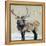 Winter Elk Neutral-Kellie Day-Framed Stretched Canvas