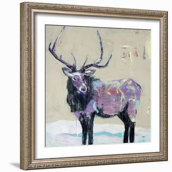 Winter Elk-Kellie Day-Framed Premium Giclee Print