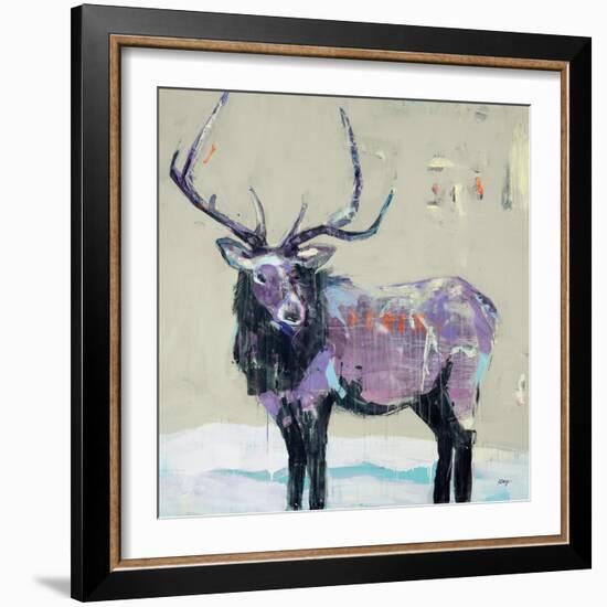 Winter Elk-Kellie Day-Framed Premium Giclee Print