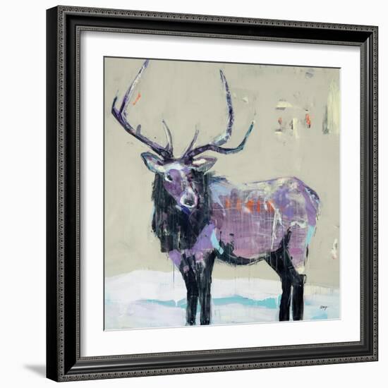 Winter Elk-Kellie Day-Framed Premium Giclee Print