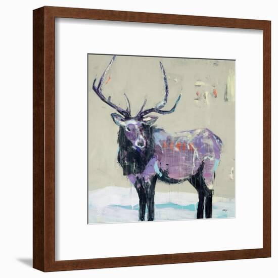 Winter Elk-Kellie Day-Framed Art Print