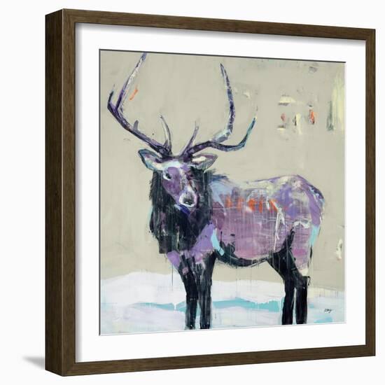 Winter Elk-Kellie Day-Framed Art Print