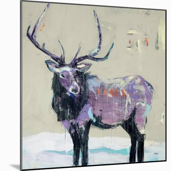 Winter Elk-Kellie Day-Mounted Art Print