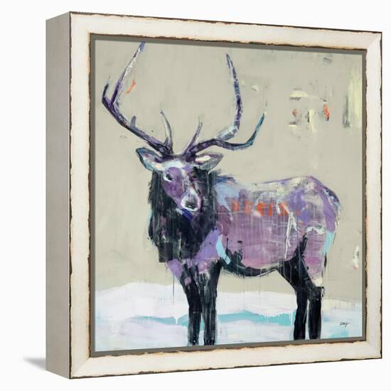 Winter Elk-Kellie Day-Framed Stretched Canvas