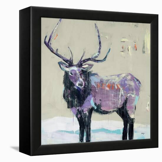 Winter Elk-Kellie Day-Framed Stretched Canvas