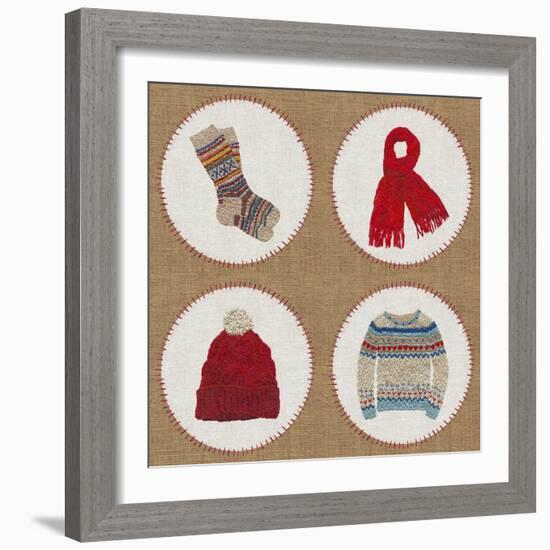 Winter Embroidery Compilation-THE Studio-Framed Giclee Print