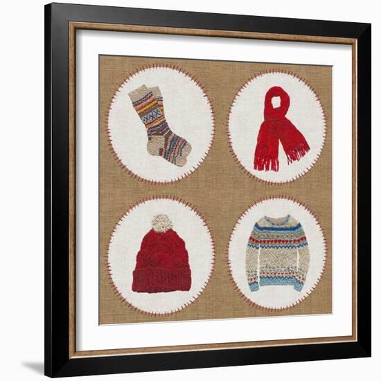 Winter Embroidery Compilation-THE Studio-Framed Giclee Print