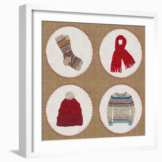 Winter Embroidery Compilation-THE Studio-Framed Giclee Print
