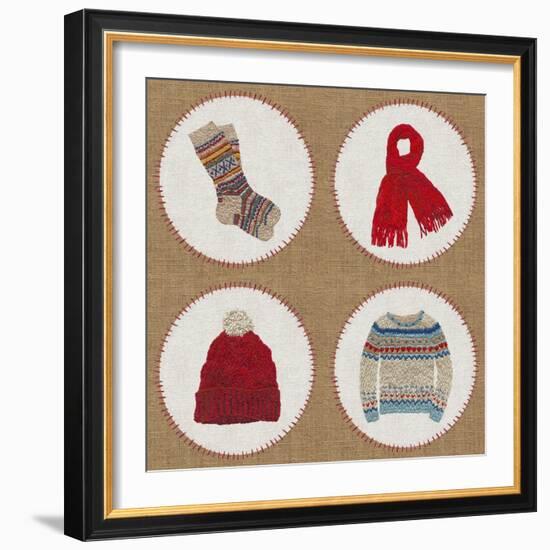 Winter Embroidery Compilation-THE Studio-Framed Giclee Print