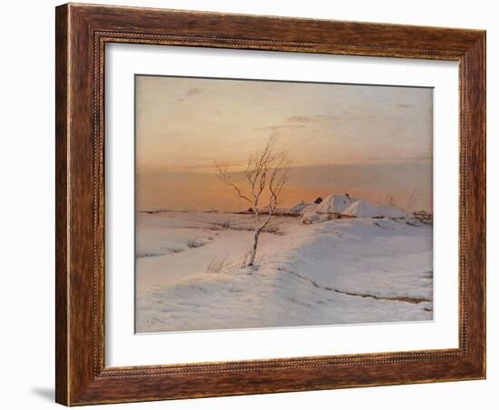 Winter Evening, 1895-Nikolai Nikanorovich Dubovskoy-Framed Giclee Print