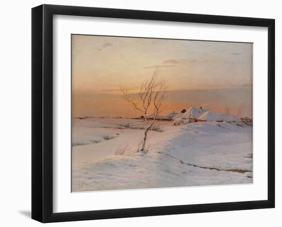 Winter Evening, 1895-Nikolai Nikanorovich Dubovskoy-Framed Giclee Print