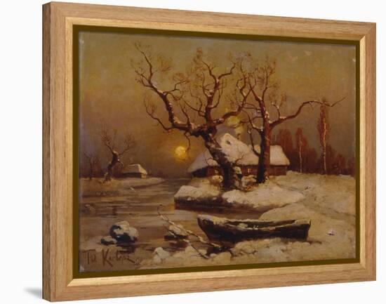 Winter Evening, 1911-Juli Julievich Klever-Framed Premier Image Canvas