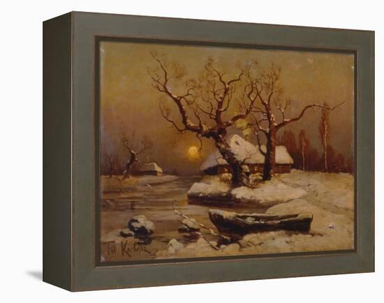 Winter Evening, 1911-Juli Julievich Klever-Framed Premier Image Canvas