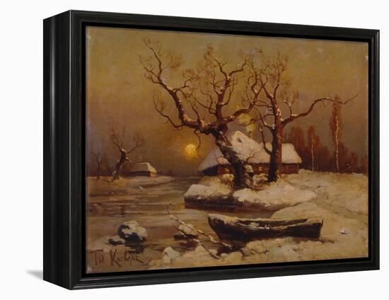 Winter Evening, 1911-Juli Julievich Klever-Framed Premier Image Canvas