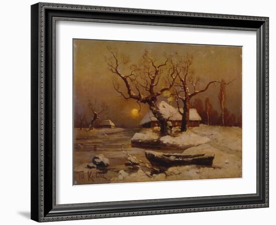 Winter Evening, 1911-Juli Julievich Klever-Framed Giclee Print