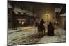 Winter Evening by George Henry Boughton-George Henry Boughton-Mounted Giclee Print