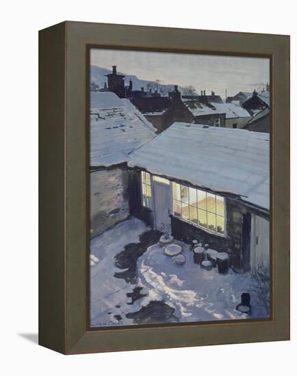 Winter Evening - My Studio-John Cooke-Framed Premier Image Canvas