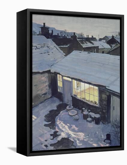 Winter Evening - My Studio-John Cooke-Framed Premier Image Canvas