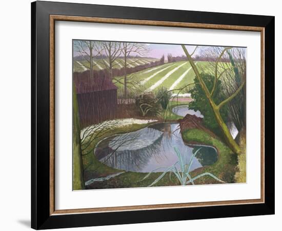 Winter Evening-John Northcote Nash-Framed Giclee Print