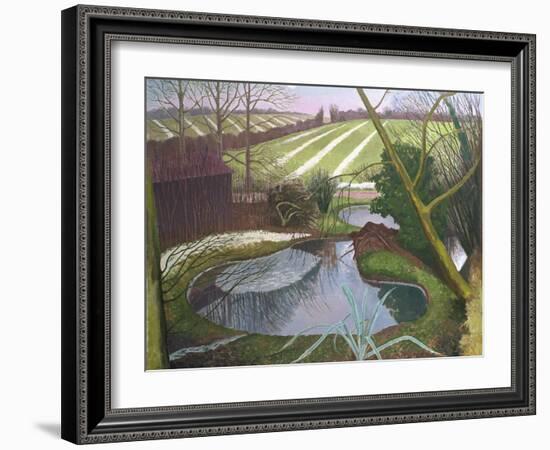 Winter Evening-John Northcote Nash-Framed Giclee Print