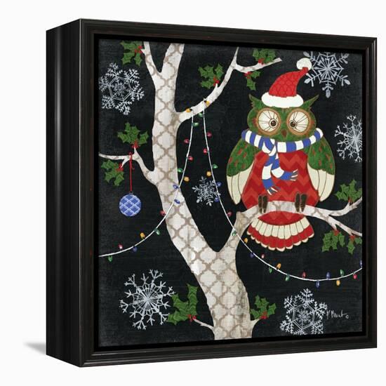 Winter Fantasy Owls I-Paul Brent-Framed Stretched Canvas