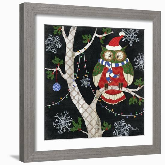 Winter Fantasy Owls I-Paul Brent-Framed Art Print