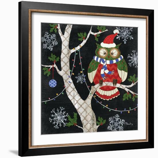 Winter Fantasy Owls I-Paul Brent-Framed Art Print