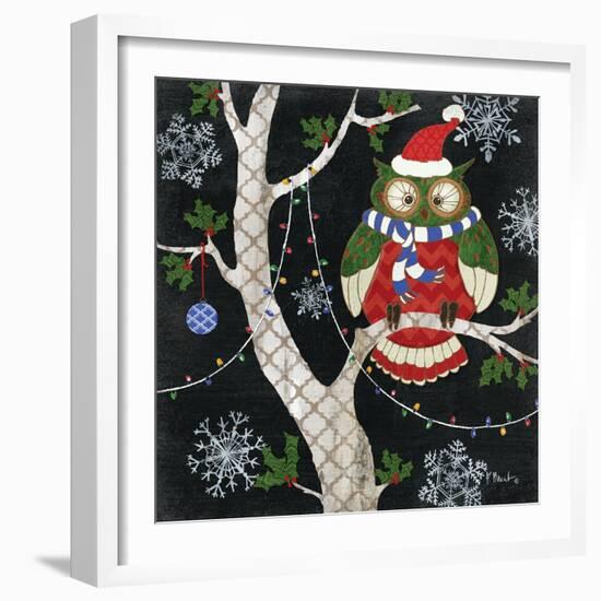 Winter Fantasy Owls I-Paul Brent-Framed Art Print