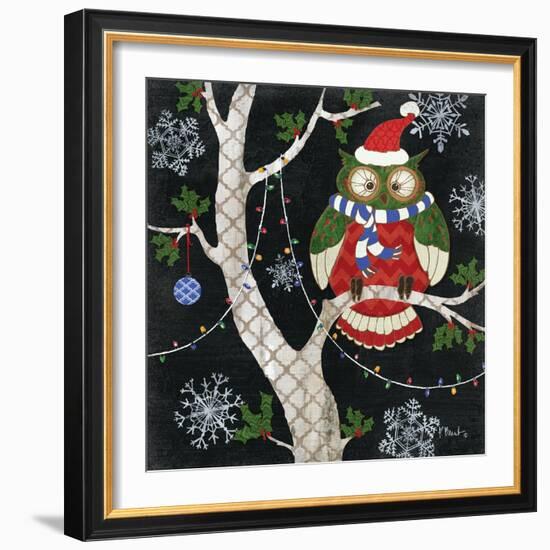 Winter Fantasy Owls I-Paul Brent-Framed Art Print