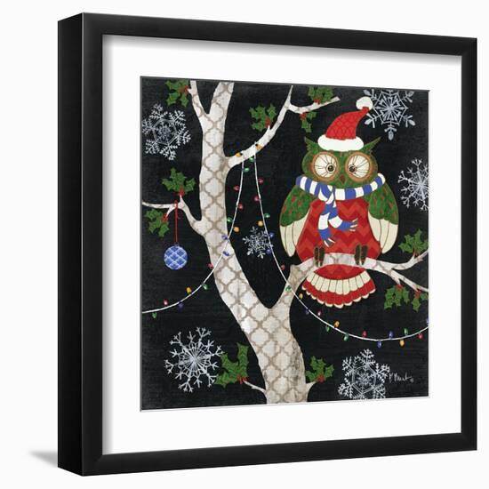 Winter Fantasy Owls I-Paul Brent-Framed Art Print