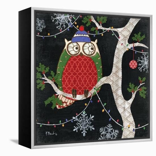 Winter Fantasy Owls II-Paul Brent-Framed Stretched Canvas