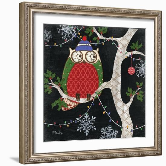 Winter Fantasy Owls II-Paul Brent-Framed Art Print