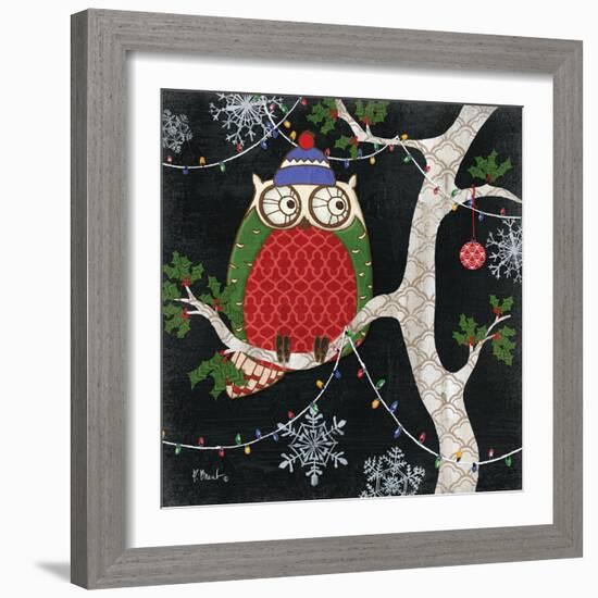 Winter Fantasy Owls II-Paul Brent-Framed Art Print