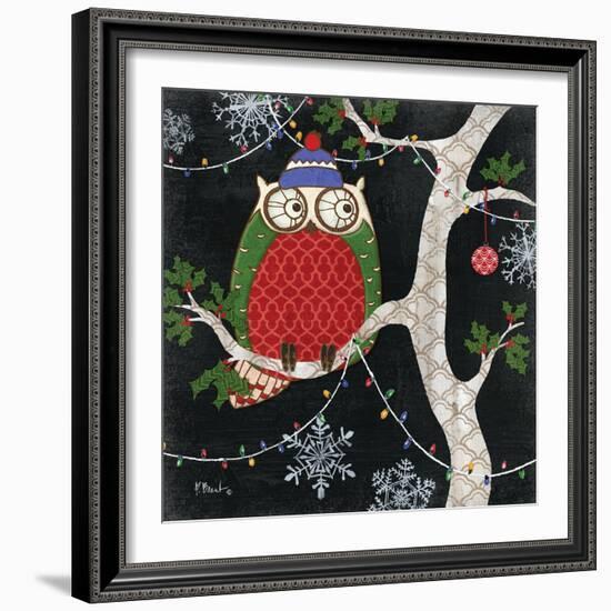 Winter Fantasy Owls II-Paul Brent-Framed Art Print