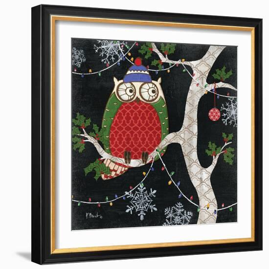 Winter Fantasy Owls II-Paul Brent-Framed Art Print