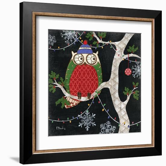 Winter Fantasy Owls II-Paul Brent-Framed Art Print