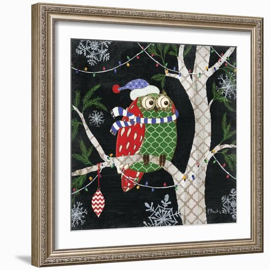 Winter Fantasy Owls III-Paul Brent-Framed Art Print