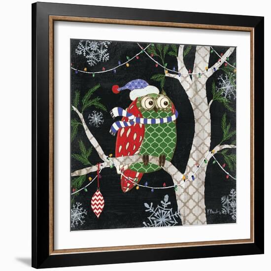 Winter Fantasy Owls III-Paul Brent-Framed Art Print