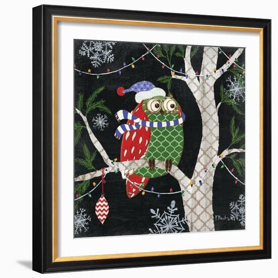 Winter Fantasy Owls III-Paul Brent-Framed Art Print