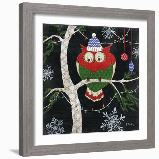 Winter Fantasy Owls IV-Paul Brent-Framed Art Print