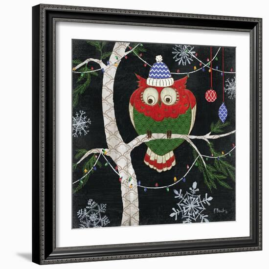 Winter Fantasy Owls IV-Paul Brent-Framed Art Print