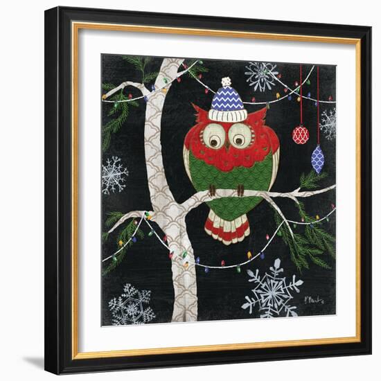 Winter Fantasy Owls IV-Paul Brent-Framed Art Print